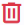 Red trash can.