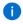 Blue circle with a white lowercase letter "i" inside.