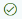 Green tick in a circle.