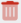 Red trash can.