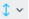 Icon showing a blue double-headed vertical arrow next to a dark downward-pointing arrow. 