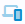 Icon depicting a computer and a mobile device.