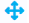 Four blue arrows pointing outwards in a cross formation.