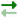 Green bi-directional arrows