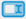 Light blue icon with a white text box on the left and a blue "X" on the right.